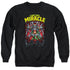 JLA/MISTER MIRACLE - ADULT CREWNECK SWEATSHIRT - BLACK