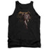 JUSTICE LEAGUE MOVIE/CAPED CRUSADER - ADULT TANK - BLACK