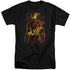 JUSTICE LEAGUE MOVIE/THE FLASH - S/S ADULT TALL 18/1 - BLACK