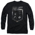 JUSTICE LEAGUE MOVIE/SHIELD OF EMBLEMS -  L/S ADULT 18/1  - BLACK