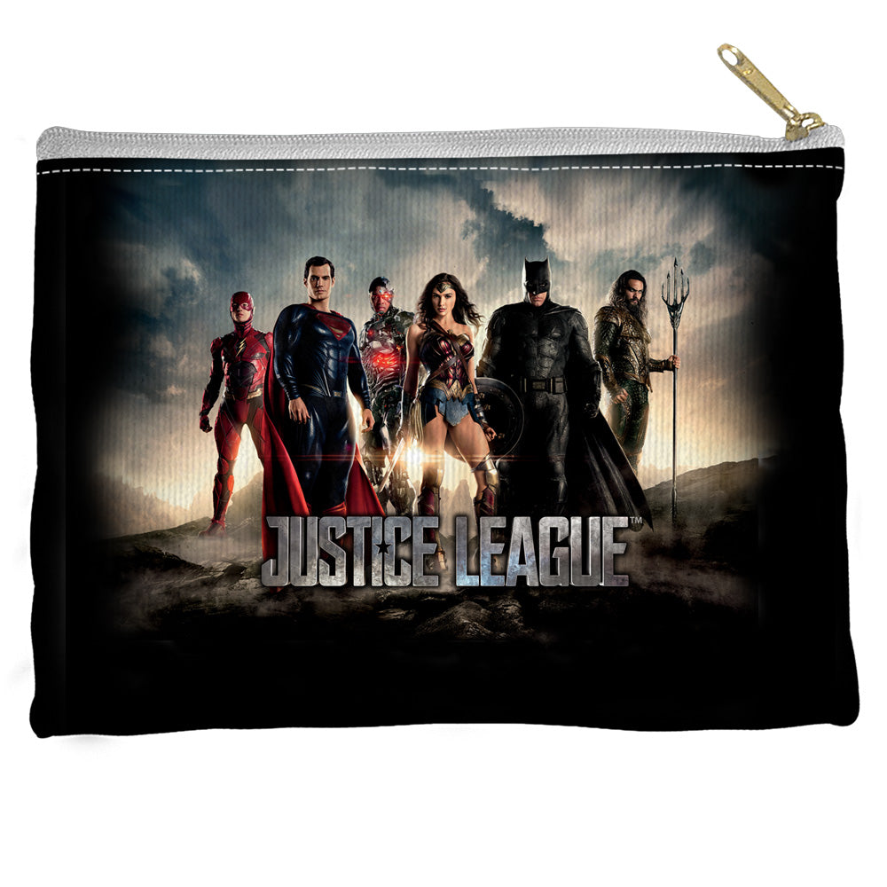 JUSTICE LEAGUE MOVIE/JUSTICE LEAGUE  - STRAIGHT BOTTOM ACCESSORY POUCH