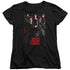 JUSTICE LEAGUE MOVIE/THE LEAGUE - S/S WOMENS TEE - BLACK