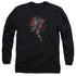 JUSTICE LEAGUE MOVIE/CYBORG - L/S ADULT 18/1 - BLACK