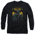 JUSTICE LEAGUE MOVIE/STAND UP TO EVIL -  L/S ADULT 18/1  - BLACK