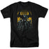 JUSTICE LEAGUE MOVIE/STAND UP TO EVIL - S/S ADULT 18/1 - BLACK