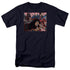 JUSTICE LEAGUE MOVIE/RALLY - S/S ADULT 18/1 - NAVY