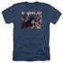 JUSTICE LEAGUE MOVIE/RALLY - ADULT HEATHER - NAVY
