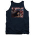 JUSTICE LEAGUE MOVIE/RALLY - ADULT TANK - NAVY