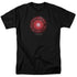 JUSTICE LEAGUE MOVIE/CYBORG LOGO - S/S ADULT 18/1 - BLACK