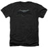 JUSTICE LEAGUE MOVIE/BATMAN LOGO - ADULT HEATHER - BLACK