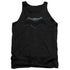 JUSTICE LEAGUE MOVIE/BATMAN LOGO - ADULT TANK - BLACK