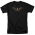 JUSTICE LEAGUE MOVIE/WONDER WOMAN LOGO - S/S ADULT 18/1 - BLACK