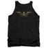 JUSTICE LEAGUE MOVIE/WONDER WOMAN LOGO - ADULT TANK - BLACK