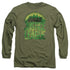 JUSTICE LEAGUE MOVIE/KRYPTONITE -  L/S ADULT 18/1  - MILITARY GREEN