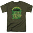 JUSTICE LEAGUE MOVIE/KRYPTONITE - S/S ADULT 18/1 - MILITARY GREEN