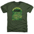 JUSTICE LEAGUE MOVIE/KRYPTONITE - ADULT HEATHER - MILITARY GREEN
