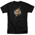 JUSTICE LEAGUE MOVIE/FLASH LOGO - S/S ADULT 18/1 - BLACK