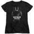 JUSTICE LEAGUE MOVIE/BATMAN - S/S WOMENS TEE - BLACK
