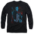 JUSTICE LEAGUE MOVIE/SUPERMAN -  L/S ADULT 18/1  - BLACK