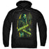 JUSTICE LEAGUE MOVIE/AQUAMAN - ADULT PULLOVER HOODIE - BLACK