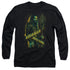 JUSTICE LEAGUE MOVIE/AQUAMAN -  L/S ADULT 18/1  - BLACK