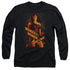 JUSTICE LEAGUE MOVIE/WONDER WOMAN -  L/S ADULT 18/1  - BLACK