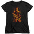 JUSTICE LEAGUE MOVIE/WONDER WOMAN - S/S WOMENS TEE - BLACK