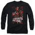 JUSTICE LEAGUE MOVIE/CYBORG -  L/S ADULT 18/1  - BLACK