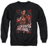 JUSTICE LEAGUE MOVIE/CYBORG - ADULT CREWNECK SWEATSHIRT - BLACK