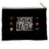 JUSTICE LEAGUE MOVIE/JUSTICE LEAGUE LOGOS - STRAIGHT BOTTOM ACCESSORY POUCH