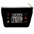 JUSTICE LEAGUE MOVIE/JUSTICE LEAGUE LOGOS - T-BOTTOM ACCESSORY POUCH
