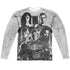 JUSTICE LEAGUE MOVIE/THE LEAGUE (FRONT/BACK PRINT) - L/S ADULT POLY CREW  - MULTI