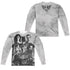 JUSTICE LEAGUE MOVIE/THE LEAGUE (FRONT/BACK PRINT) - L/S ADULT POLY CREW  - MULTI