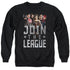 JUSTICE LEAGUE MOVIE/JOIN THE LEAGUE - ADULT CREWNECK SWEATSHIRT - BLACK