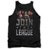 JUSTICE LEAGUE MOVIE/JOIN THE LEAGUE - ADULT TANK - BLACK