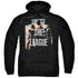 JUSTICE LEAGUE MOVIE/DAWN - ADULT PULLOVER HOODIE - BLACK