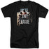 JUSTICE LEAGUE MOVIE/DAWN - S/S ADULT TALL 18/1 - BLACK
