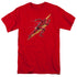 JUSTICE LEAGUE MOVIE/FLASH FORWARD - S/S ADULT 18/1 - RED