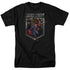 JUSTICE LEAGUE MOVIE/CHARGE - S/S ADULT 18/1 - BLACK