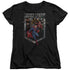JUSTICE LEAGUE MOVIE/CHARGE - S/S WOMENS TEE - BLACK