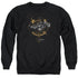 JUSTICE LEAGUE MOVIE/BATMOBILE - ADULT CREWNECK SWEATSHIRT - BLACK