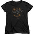 JUSTICE LEAGUE MOVIE/BATMOBILE - S/S WOMENS TEE - BLACK