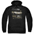 JUSTICE LEAGUE MOVIE/FLYING FOX - ADULT PULLOVER HOODIE - BLACK