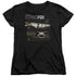 JUSTICE LEAGUE MOVIE/FLYING FOX - S/S WOMENS TEE - BLACK