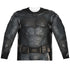 JUSTICE LEAGUE MOVIE/BATMAN UNIFORM (FRONT/BACK PRINT) - L/S ADULT POLY CREW  - MULTI