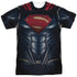 JUSTICE LEAGUE MOVIE/SUPERMAN UNIFORM (FRONT/BACK PRINT) - S/S ADULT POLY CREW - MULTI