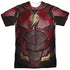 JUSTICE LEAGUE MOVIE/FLASH UNIFORM (FRONT/BACK PRINT) - S/S ADULT POLY CREW - MULTI