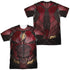 JUSTICE LEAGUE MOVIE/FLASH UNIFORM (FRONT/BACK PRINT) - S/S ADULT POLY CREW - MULTI