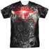 JUSTICE LEAGUE MOVIE/CYBORG UNIFORM (FRONT/BACK PRINT) - S/S ADULT POLY CREW - MULTI