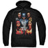 JUSTICE LEAGUE MOVIE/SAVE THE WORLD POSTER - ADULT PULLOVER HOODIE - BLACK